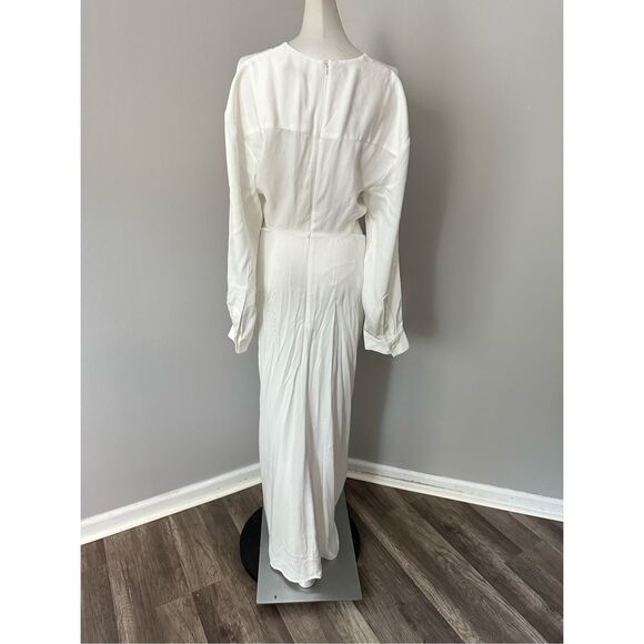 CHRISTOPHER ESBER Ruched Cutout Stretch Maxi Dress US 8 $1090 - Picture 9 of 14
